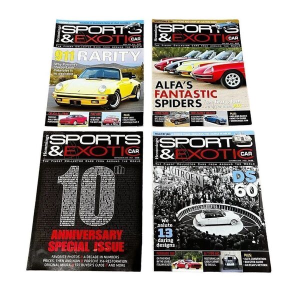 Sports & Exotic Car Lot Of Hemings Magazines  Anniversary Special Issue Lot 4 - Picture 1 of 4
